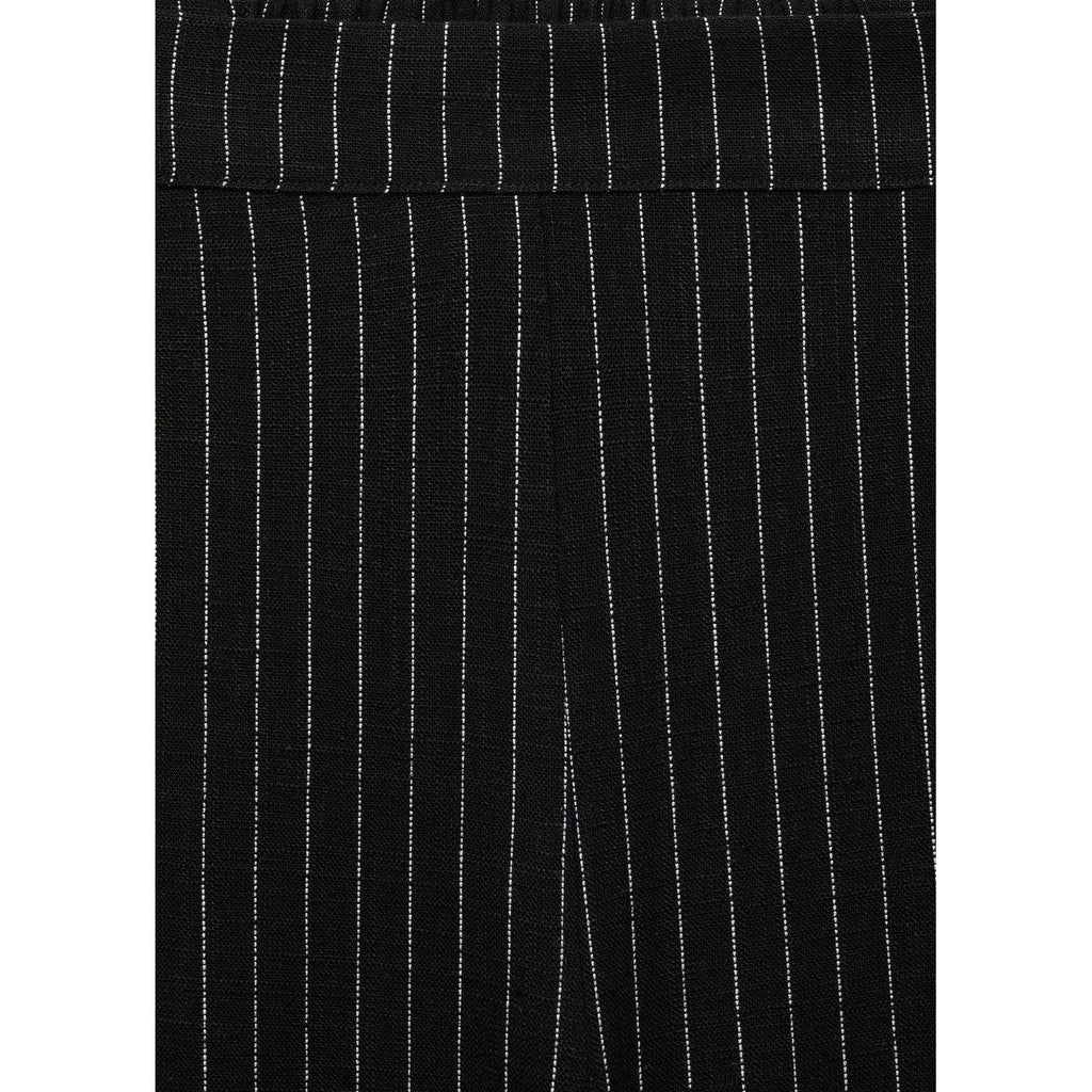 Pantalon Droit À Rayures