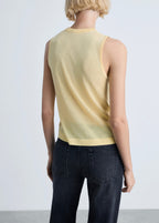 Top Maille Sans Manches