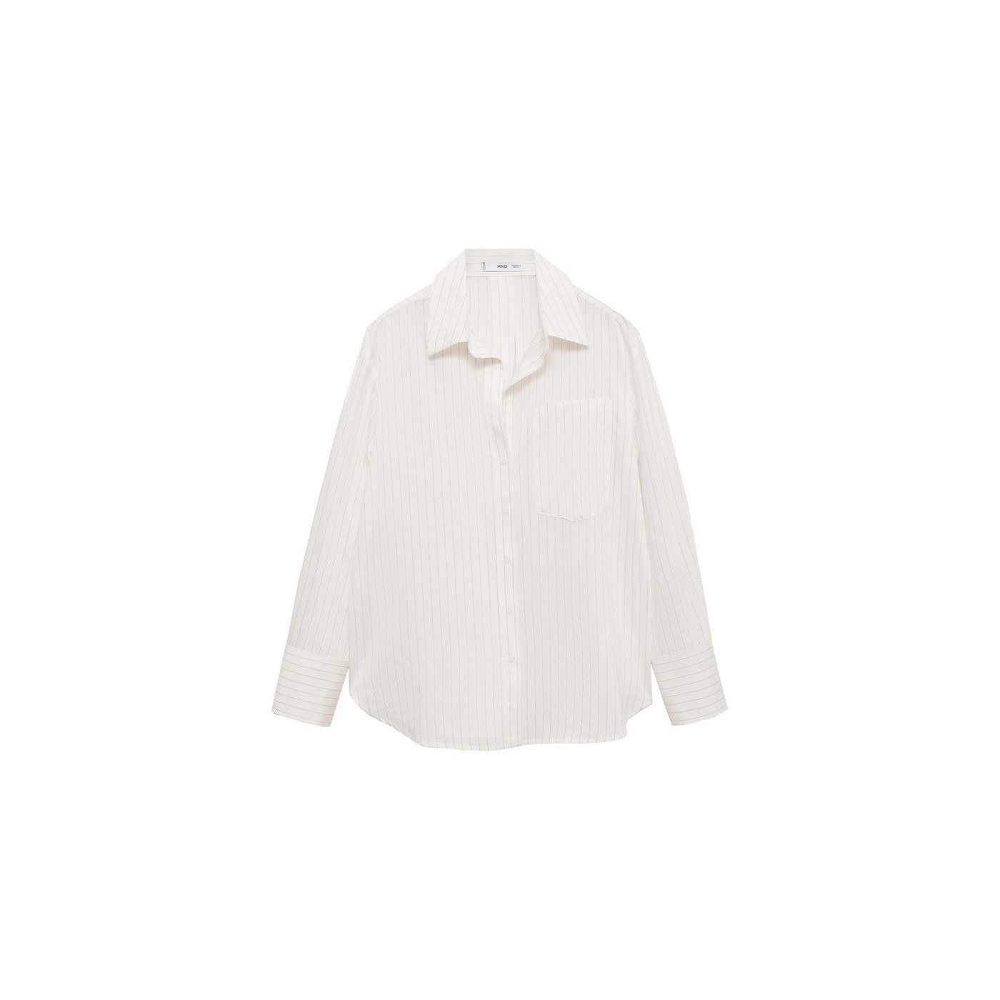 Chemise Semi-Transparente Rayures