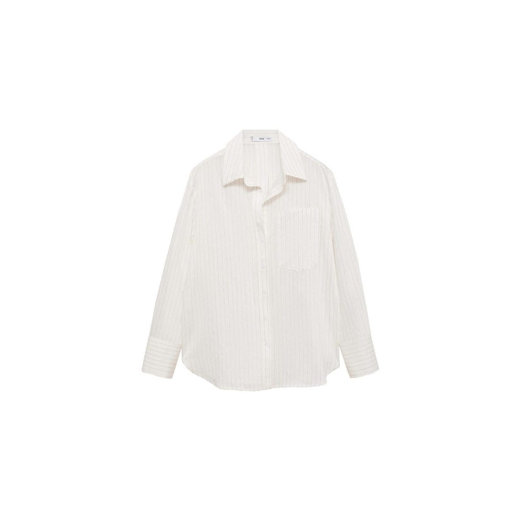 Chemise Semi-Transparente Rayures