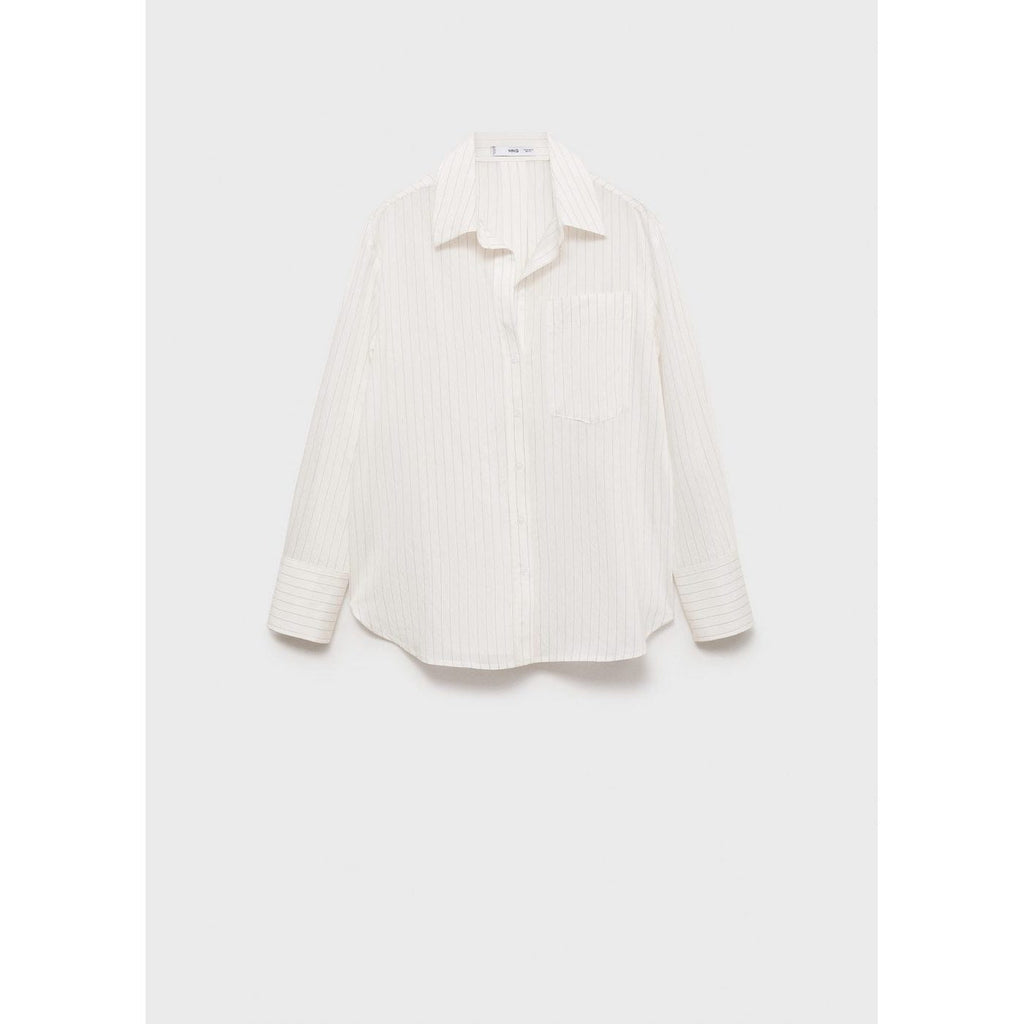 Chemise Semi-Transparente Rayures