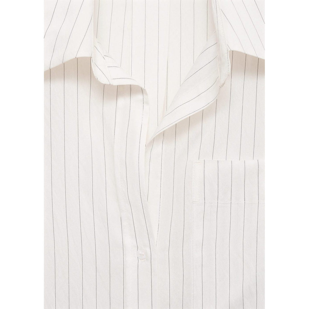Chemise Semi-Transparente Rayures