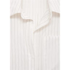 Chemise Semi-Transparente Rayures