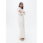 Robe Longue Tissu Combiné