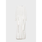 Robe Longue Tissu Combiné