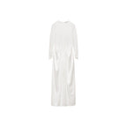 Robe Longue Tissu Combiné