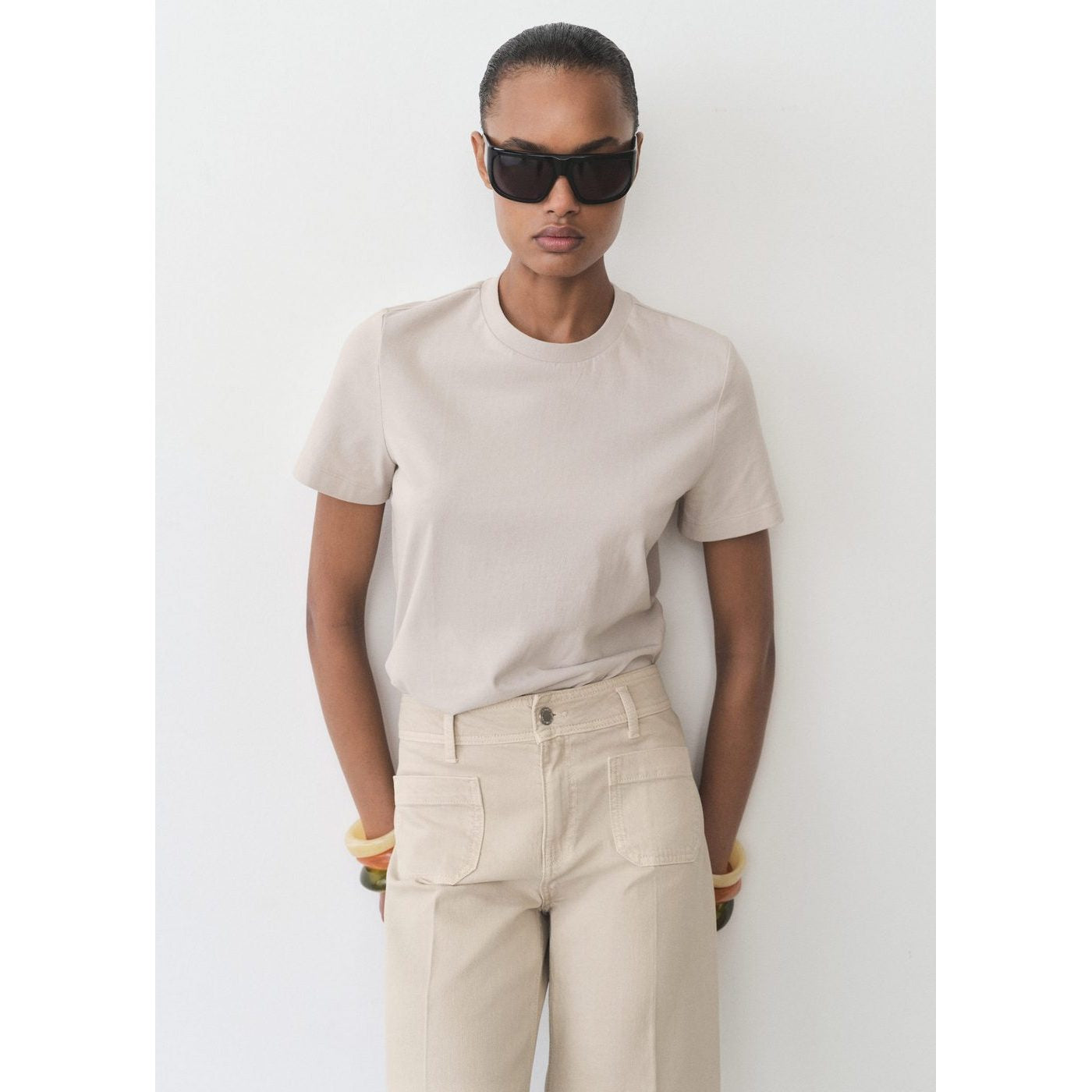 T-Shirt Coton Manches Courtes