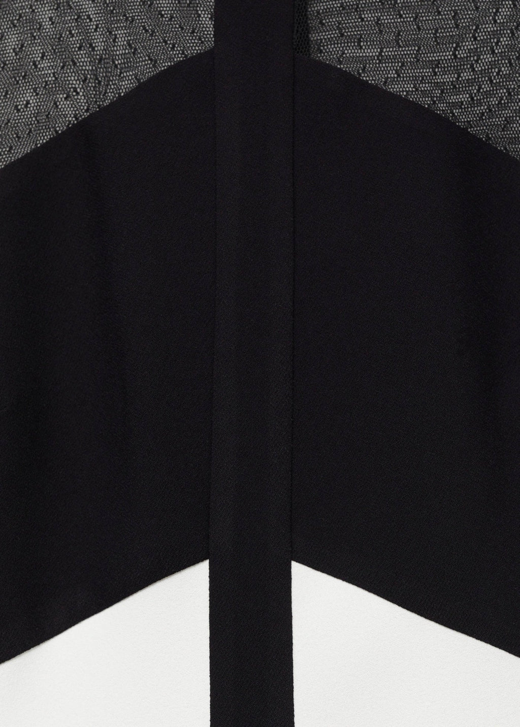 Robe Bicolore À Empiècements