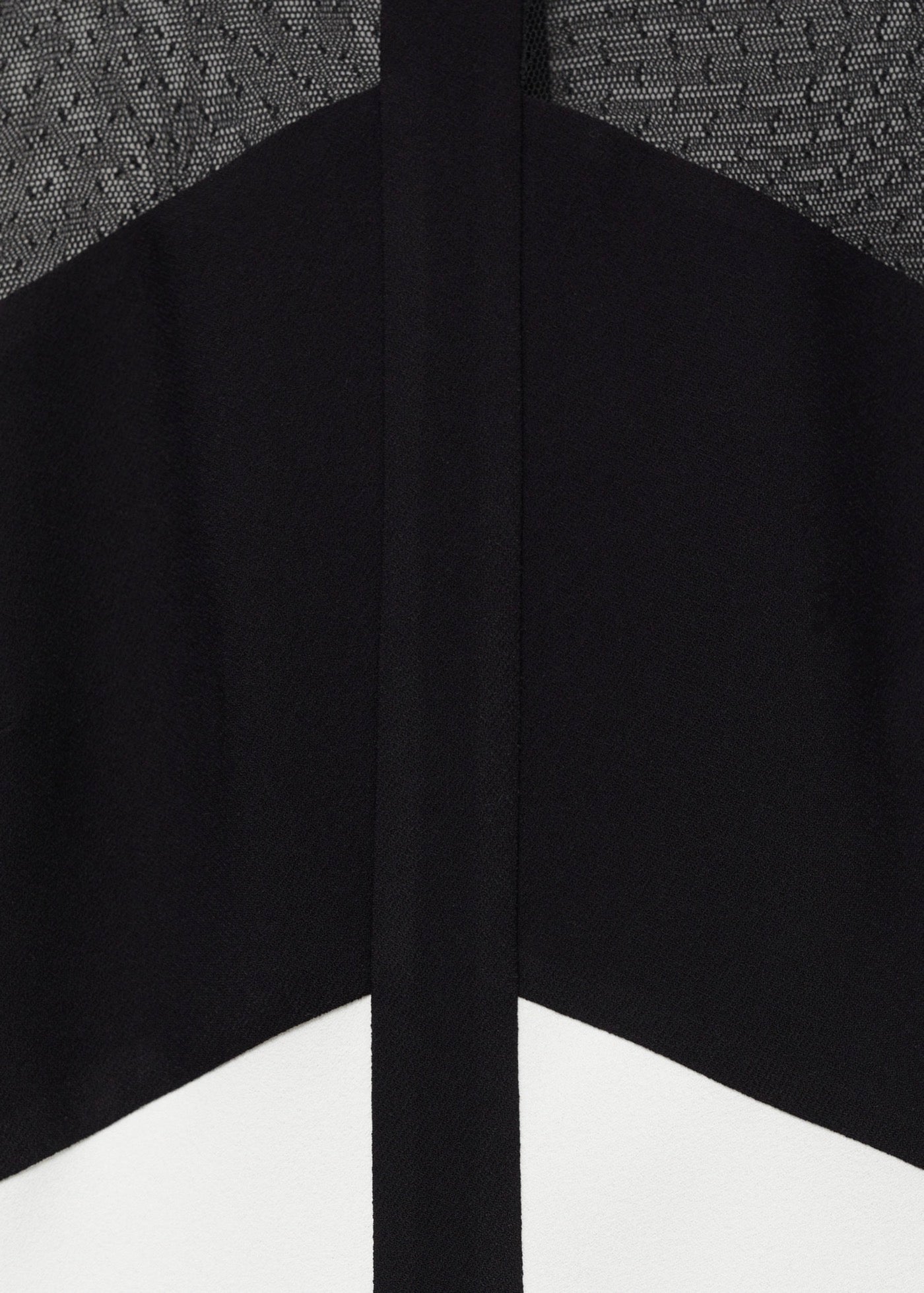 Robe Bicolore À Empiècements