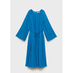 Robe Plissée Manches Cloche