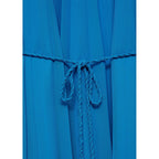 Robe Plissée Manches Cloche