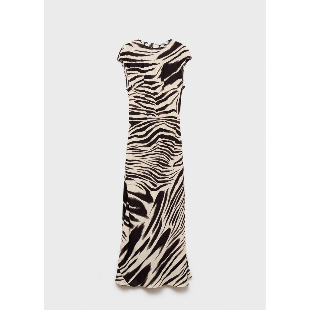 Robe Midi Imprimé Zèbre