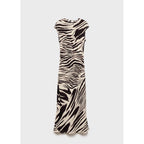 Robe Midi Imprimé Zèbre