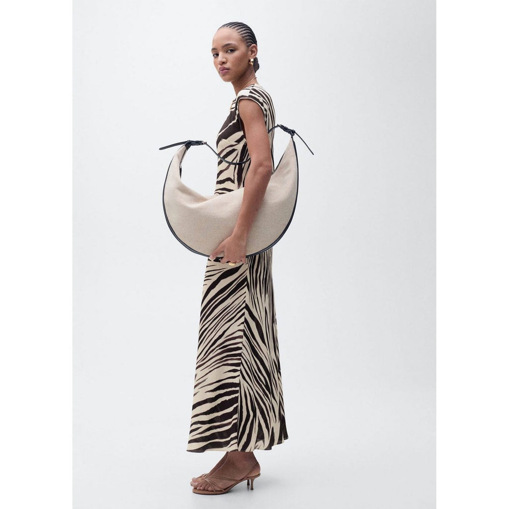 Robe Midi Imprimé Zèbre