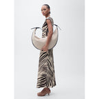 Robe Midi Imprimé Zèbre