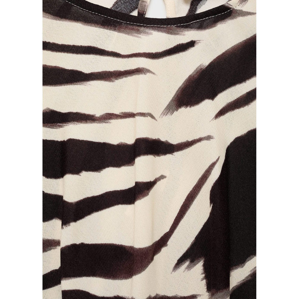 Robe Midi Imprimé Zèbre
