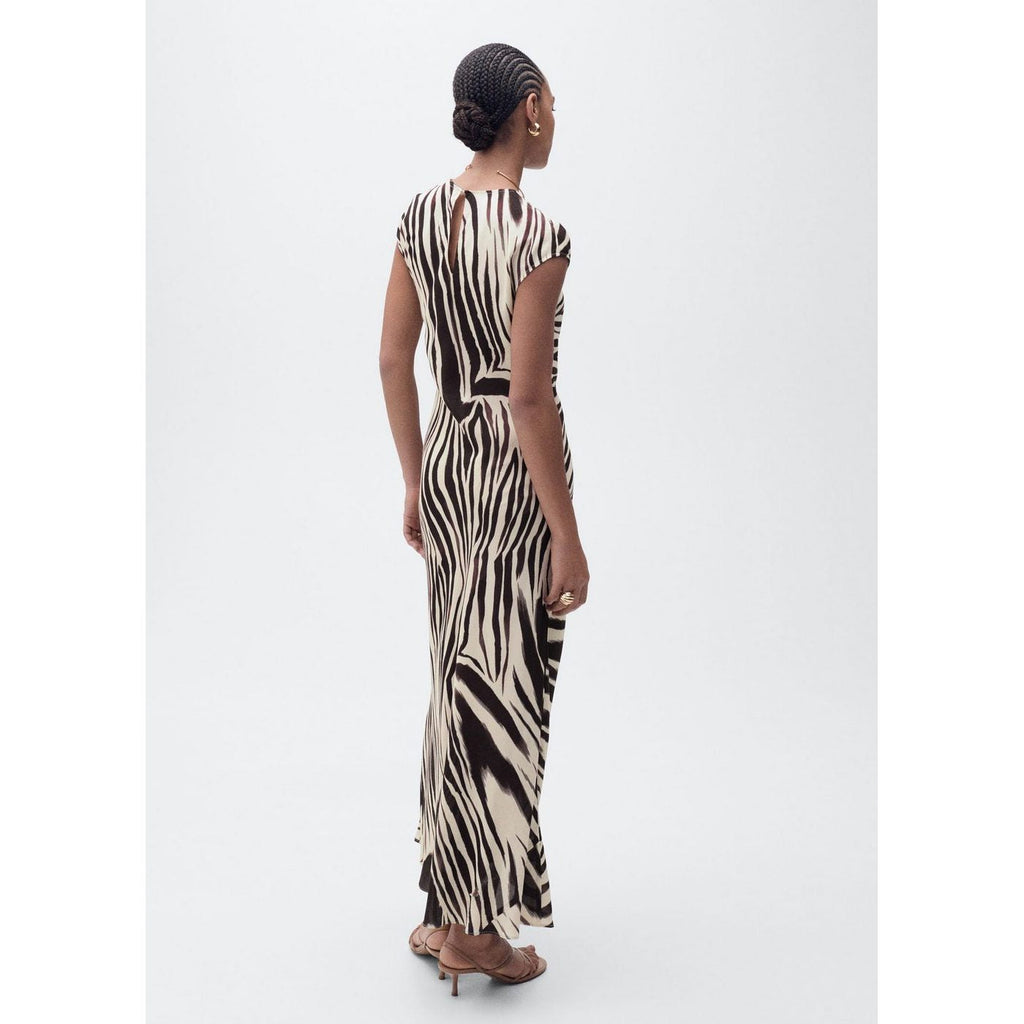Robe Midi Imprimé Zèbre