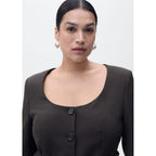 Blazer Costume Ceinture