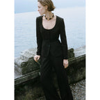 Blazer Costume Ceinture