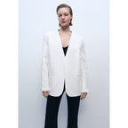 Blazer En Mélange De Lyocell Et De Lin