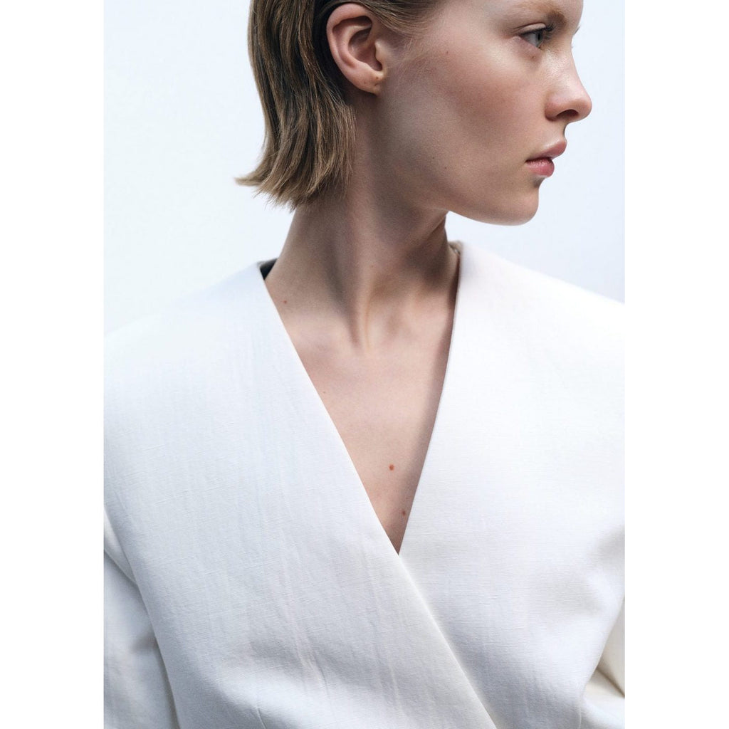 Blazer En Mélange De Lyocell Et De Lin