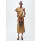 Robe Lin Asymétrique
