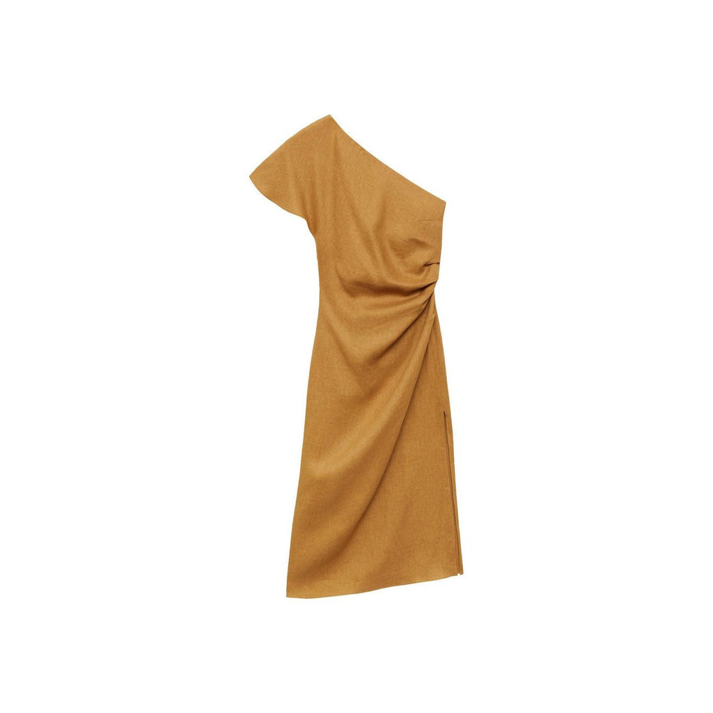 Robe Lin Asymétrique