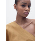 Robe Lin Asymétrique