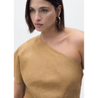 Robe Lin Asymétrique