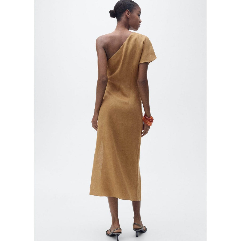 Robe Lin Asymétrique