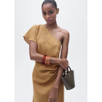 Robe Lin Asymétrique