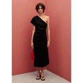 Robe Lin Asymétrique