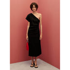 Robe Lin Asymétrique