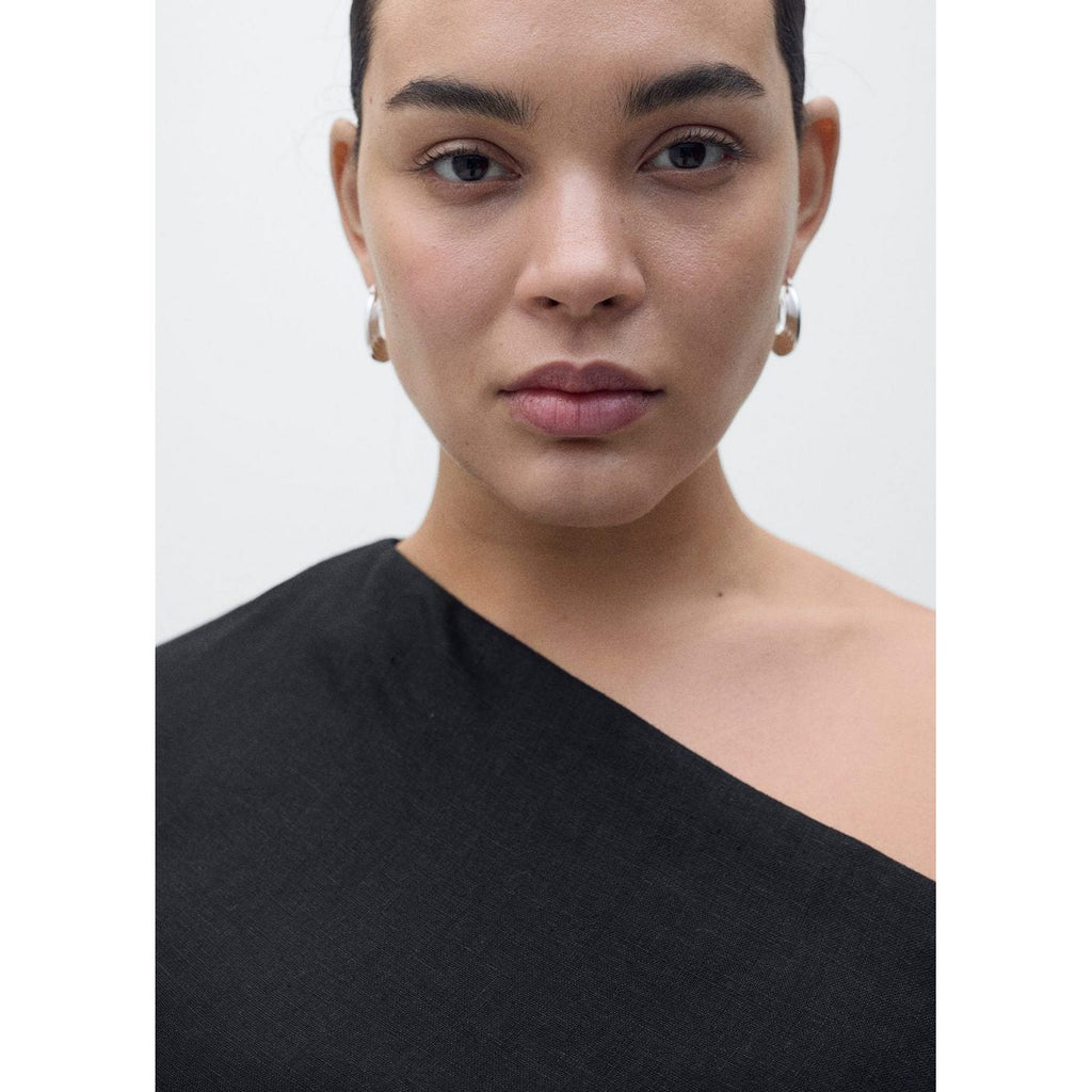 Robe Lin Asymétrique