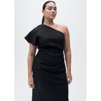 Robe Lin Asymétrique