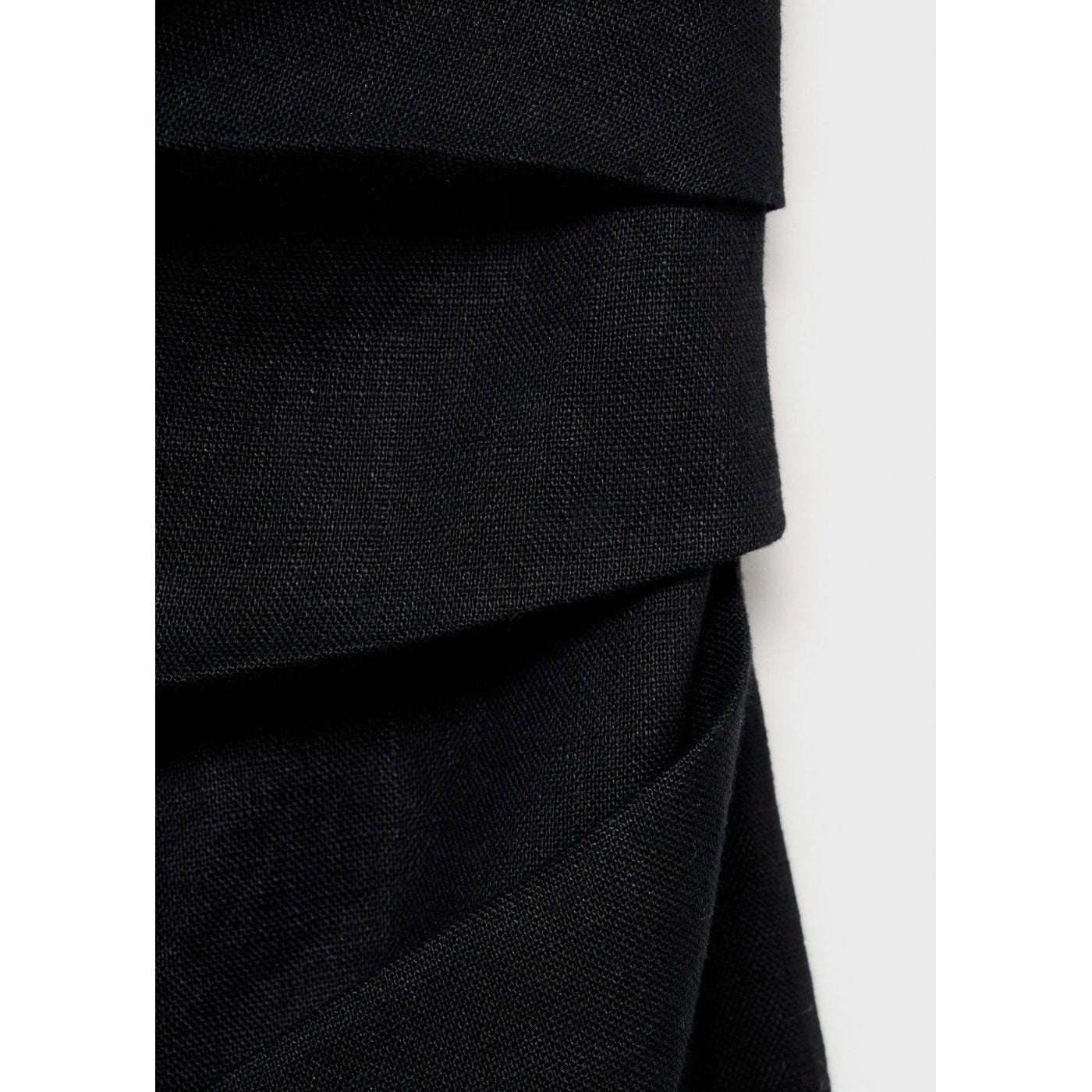 Robe Lin Asymétrique