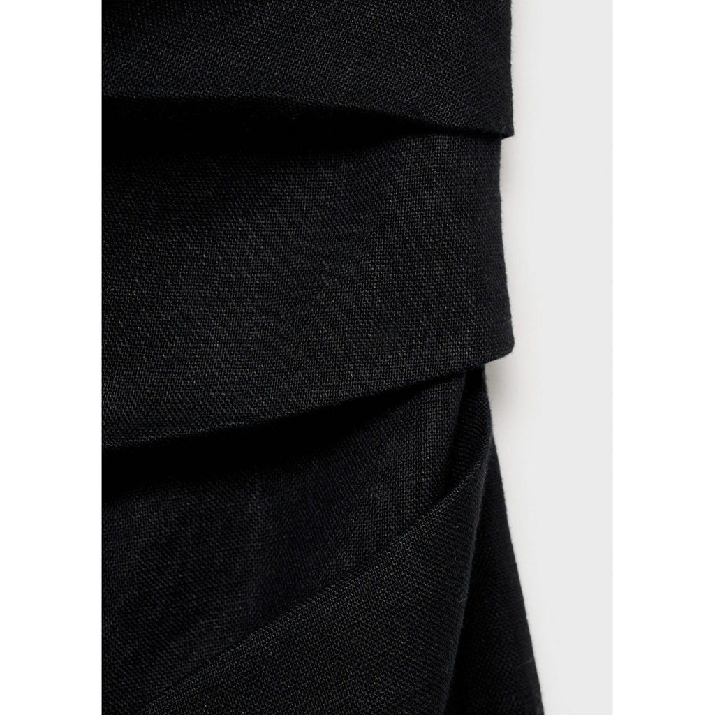 Robe Lin Asymétrique