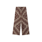 Pantalon Large Imprimé Cachemire