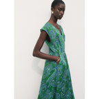 Robe Ramie Imprimé Cachemire