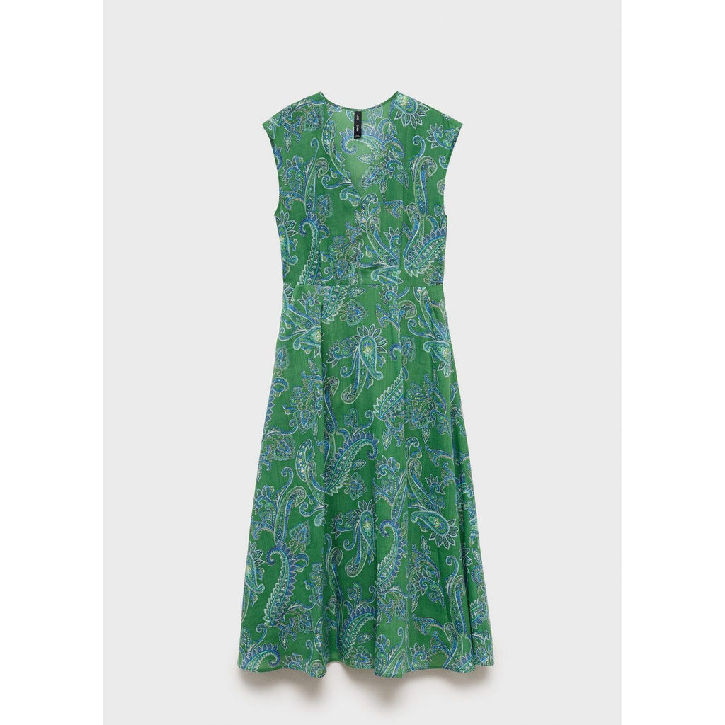 Robe Ramie Imprimé Cachemire
