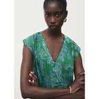 Robe Ramie Imprimé Cachemire