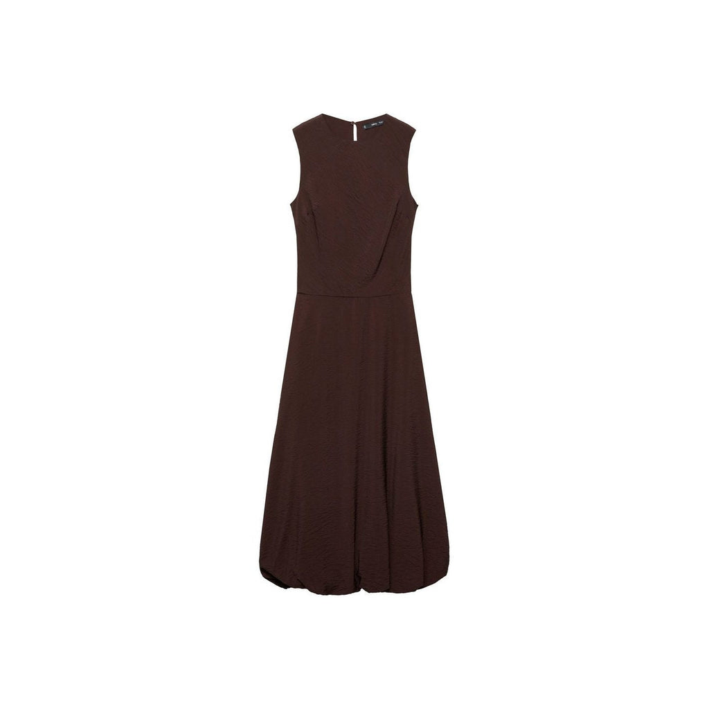 Robe Midi Manches Bouffantes