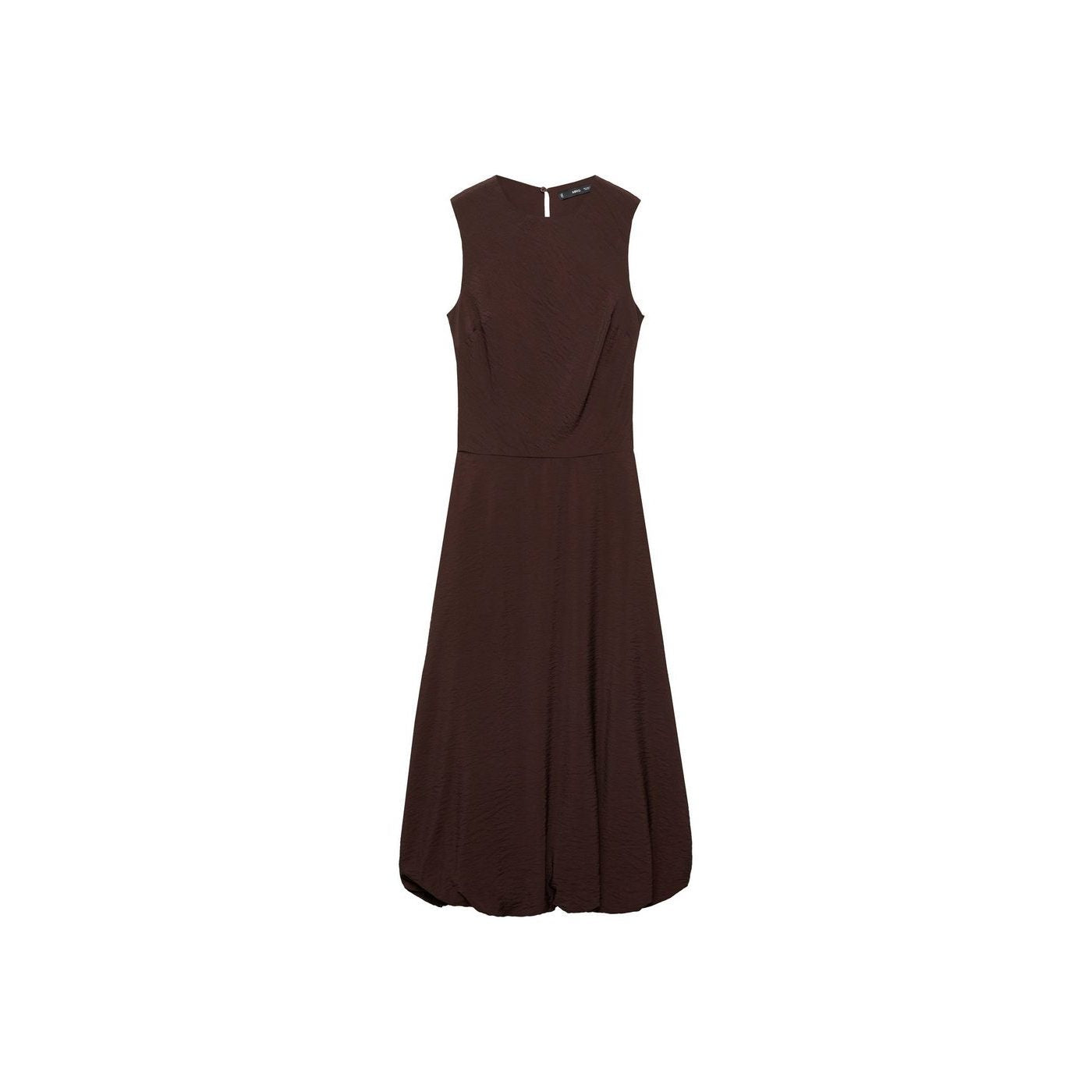 Robe Midi Manches Bouffantes