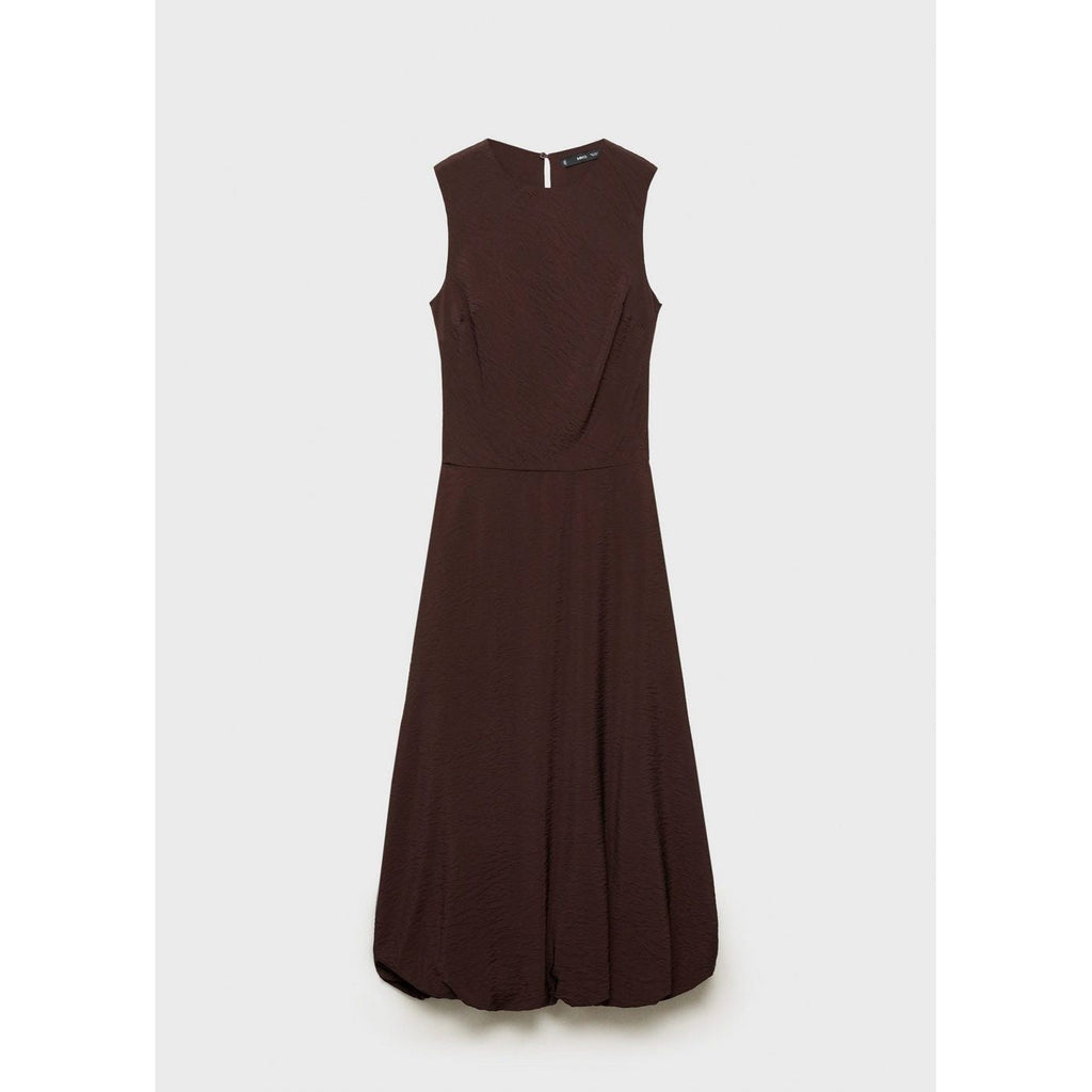 Robe Midi Manches Bouffantes