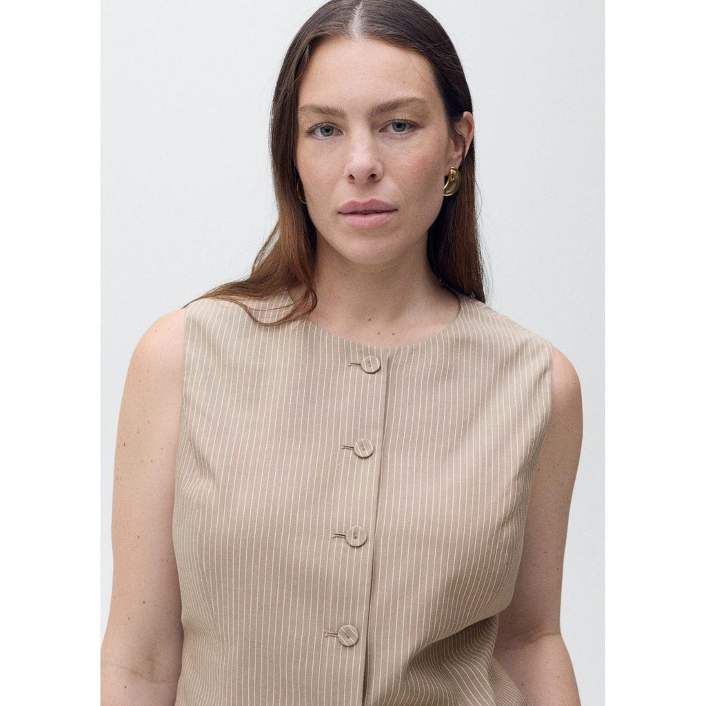 Gilet Vivian - Brun Moyen