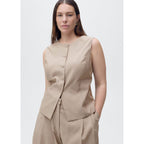 Gilet Vivian - Brun Moyen