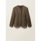 Veste Tailleur Lin Sans Manches