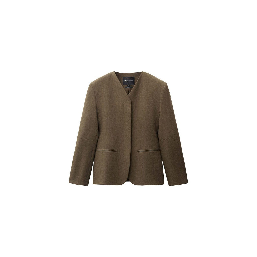 Veste Tailleur Lin Sans Manches