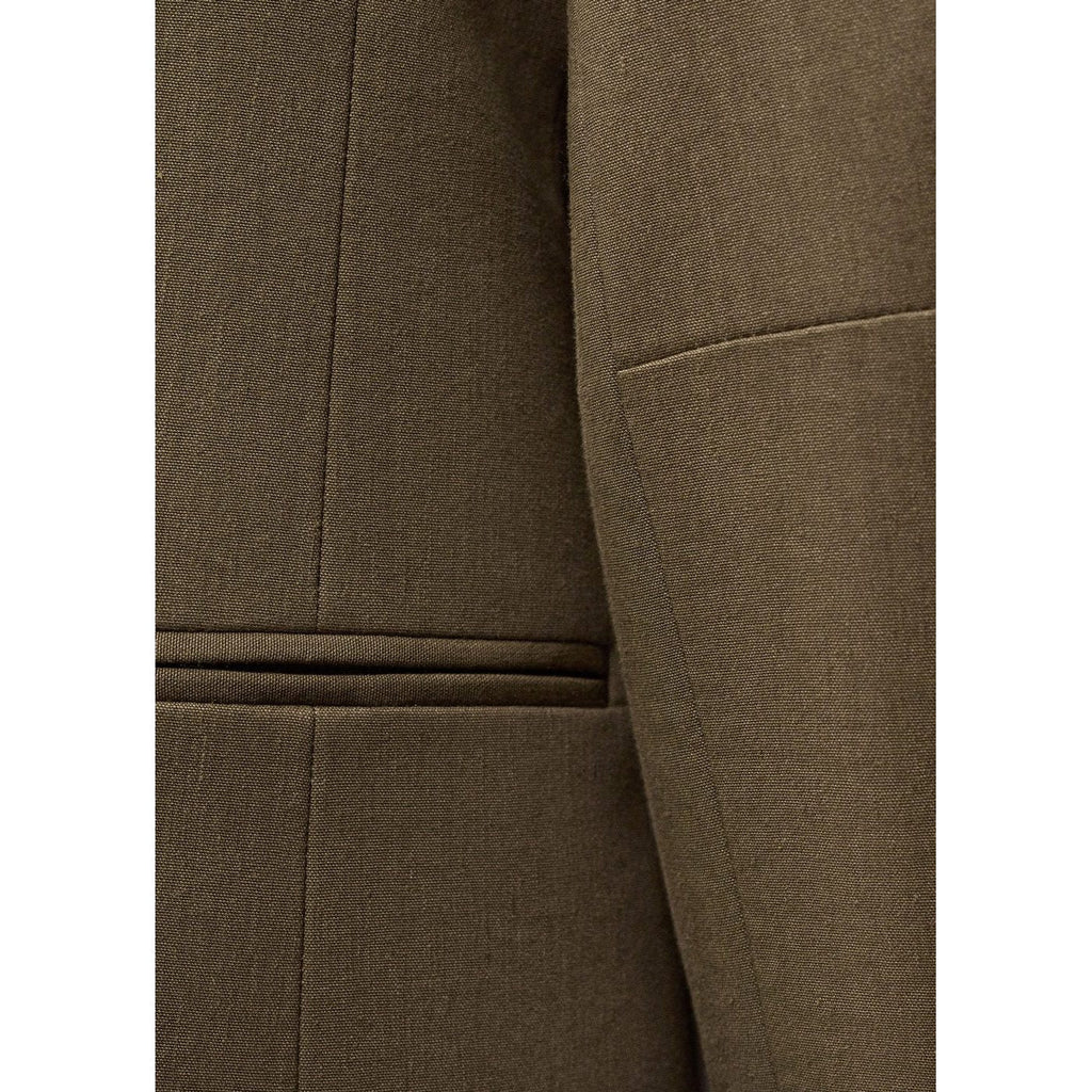 Veste Tailleur Lin Sans Manches