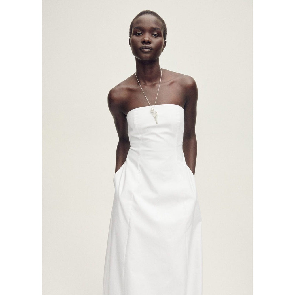 Robe Bustier Bas Bouffant